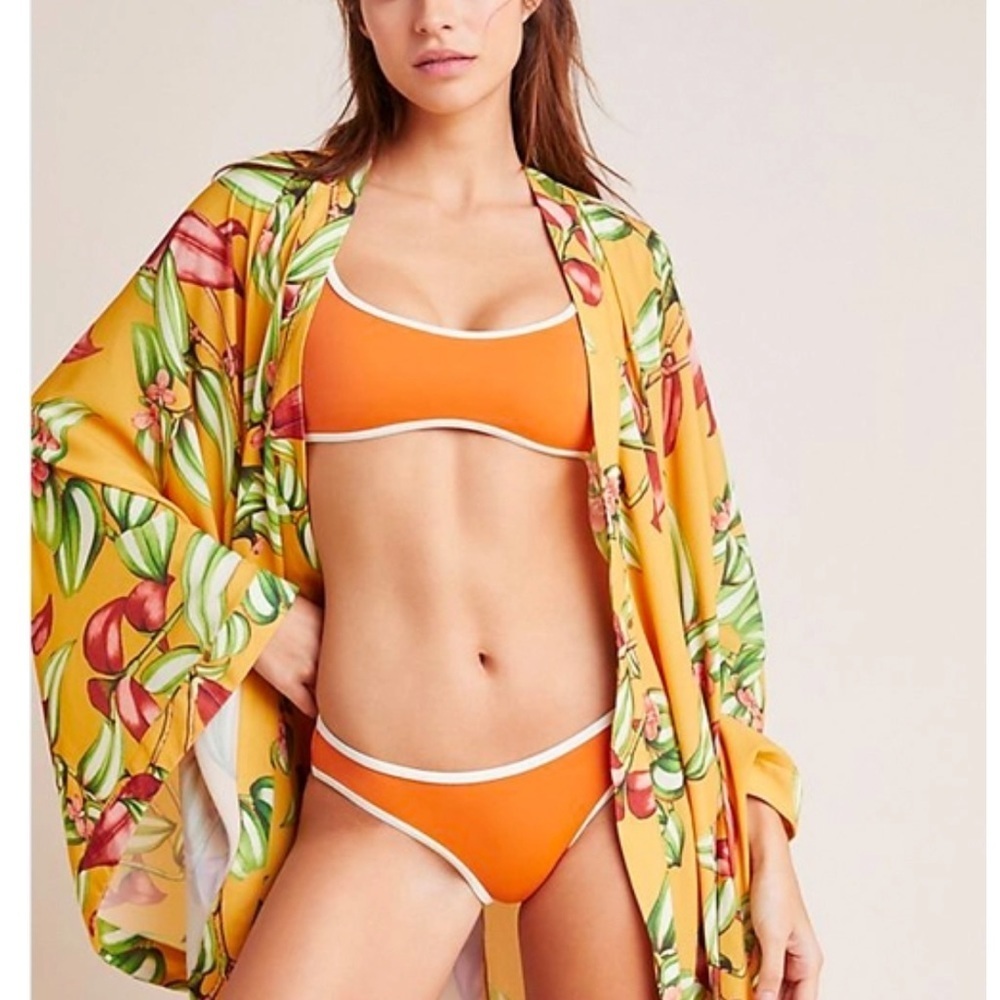 PatBo zebrina print kimono wrap